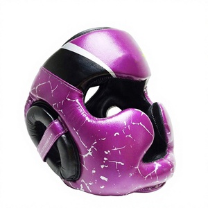 Casque de boxe en cuir de haute qualité, design personnalisé, léger, équipement de combat, casque de sport personnalisé, équipement de protection de haute qualité - Product Image 2