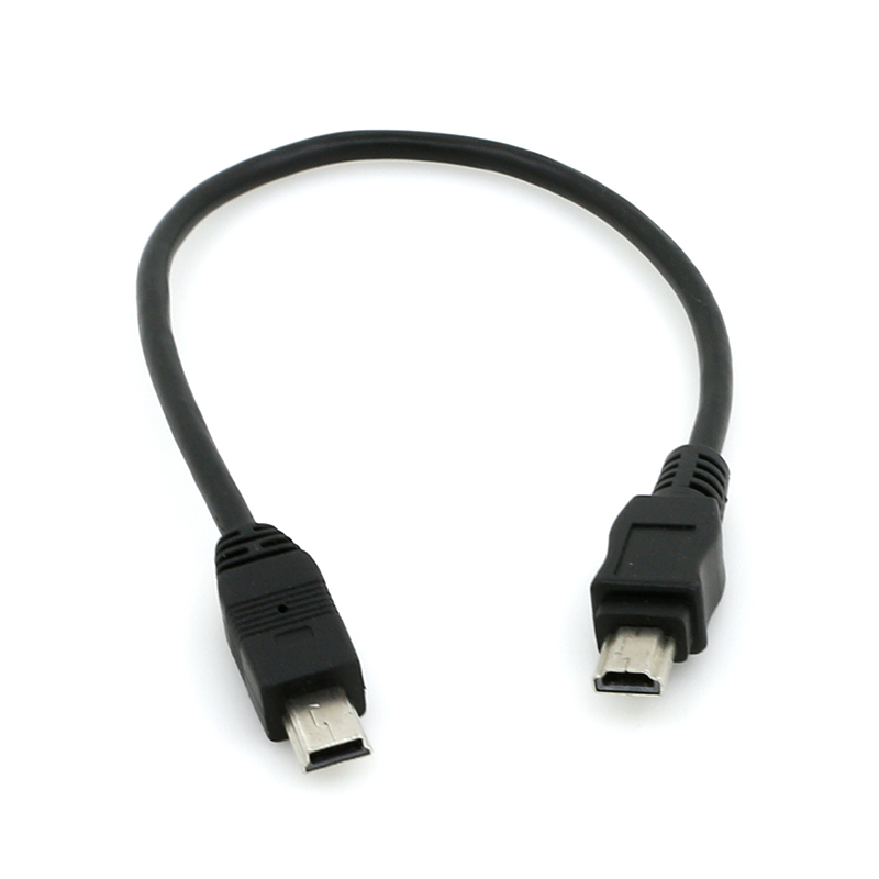 High-Speed Dual-<strong>Sided</strong> Mini <strong>USB</strong> to <strong>Micro</strong>-<strong>USB</strong> <strong>Cable</strong> Double Charged for Camera and Computer Use