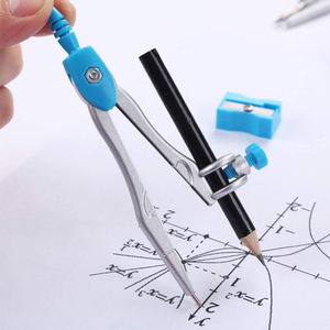 Ensemble de géométrie scolaire de haute qualité, 10 pièces, boîte en plastique, ensemble de <span class=keywords><strong>mathématiques</strong></span>, gomme à effacer - Product Image 5