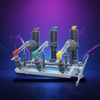 Disjoncteur automatique triphasé haute tension AC 12 kV ZW32-12 personnalisé avec contrôleur motorisé intelligent