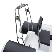 Kayak à ribs en fibre de verre de 16 pieds (480 cm) – Bateau pneumatique à ribs en PVC populaire pour la pêche – Meilleure vente