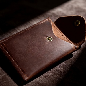 <b>Large</b> Capacity Multi-Card Slot Unisex Wallet with Key <b>Ring</b> Button Closure Short Size Open Design Coin Purse - Product Image 3