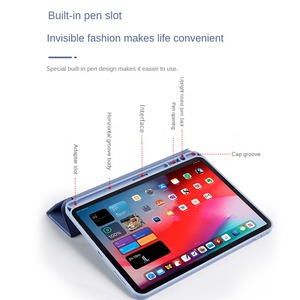 MRYES Custom Custom pieghevole Ultra sottile antiurto Smart custodia per <span class=keywords><strong>Tablet</strong></span> in pelle PU cover per <span class=keywords><strong>Apple</strong></span> iPad <span class=keywords><strong>Pro</strong></span> 9.7 10.5 11 12.9" - Product Image 2