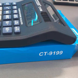 Calculatrice solaire Citizen CT-9199 à 12 chiffres, noire, pour bureau, dispositif de calcul financier - Product Image 5