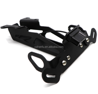 MT-09 Traceur 900 FJ-09 Moto Modifié Pliage plaque d'immatriculation avec Lumière