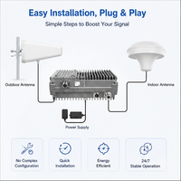 Vente directe d'usine, amplificateur de signal de téléphone mobile tri-bande 1800\TDD2600\TDD3500MHz 31dbm, amplificateur de réseau 5G B38/N78
