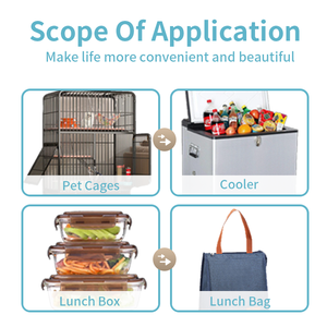 150ML थोक आइस कूलर ईंट पुन: प्रयोज्य जेल आइस फ्रीजर ईंट - Product Image 4