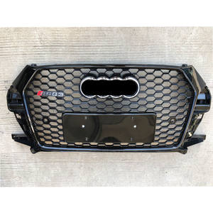 Modification de calandre <span class=keywords><strong>Audi</strong></span> Q3 RSQ3 pour modèles 2016, 2017, 2018, mise à niveau Q7, calandre avant nid d'abeille, cache de radiateur OLIVER - Product Image 4