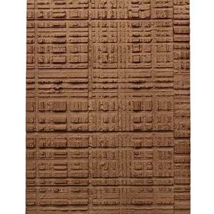 Large size black Sawn wood pattern soft interior flexible stone soft wall tiles