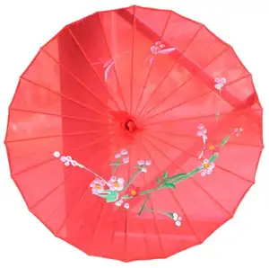 다채로운 중국 전통 파라솔 DIY 키즈 오일 종이 우산 천장 장식 꽃 사진 소품 웨딩 파라솔