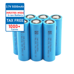 Batería de Iones de Litio Recargable Personalizada al por Mayor, Nueva, ICR 21700 50E M50A, 3.7v 5000mah, para Herramientas Eléctricas - Product Image 1