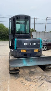 Excavadora de cadenas Kobelco SK50SR azul, equipo de construcción hidráulico, motor Yanmar, 110 kW de potencia, alta capacidad de excavación - Product Image 5