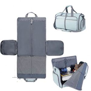 Bolsa de Viaje Deportiva Convertible para Mujer, Marca BSCI, Resistente al Agua, con Compartimento para Zapatos, 2 en 1, Maleta Colgante - Product Image 2