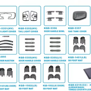 Cubierta de Caja de Camioneta Plegable Triple de Aluminio de Alta Calidad Marca KQD, Diseño para Camionetas 4x4 - Product Image 3