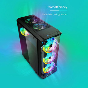 Nhà Máy bán hàng nhôm chơi game Chassis tốt nhất RGB ATX Micro ATX Mini ITX PC trường hợp máy tính với phong cách mát mẻ và tủ Quạt CPU - Product Image 3
