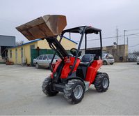 Mini Cargadora de Ruedas HAIJU H140, Capacidad de la Cucharilla 0.15cbm, Motor LONCIN, Hidrostática