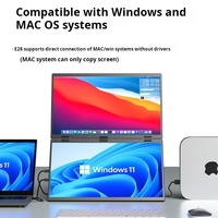 Écran tactile de vente chaude 18.5 pouces 2.5K moniteur portable extension de jeu d'ordinateur double écran écran externe double système