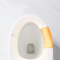 Cuvette de toilette européenne en porcelaine, vente en gros, produit de salle de bain monté au sol, toilette intelligente électrique monobloc