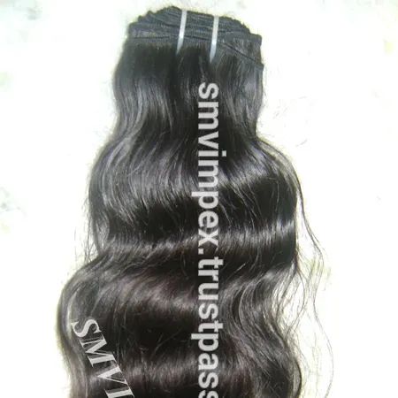 Grosir India 18 "12A Kelas Atas 100% Belum Diproses Rambut Manusia Virgin India/Ekstensi Rambut Candi. Hanya Rambut Remy