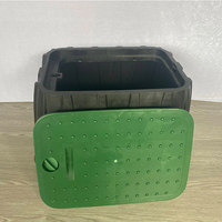 Boîtes de vanne à pompe rapide en plastique agricole écologiques de 6 et 14 pouces, conçues sur mesure avec logo, pour usage extérieur, avec design graphique