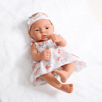 Poupée bébé réaliste de 16 pouces pour nouveau-nés et tout-petits, modèle en silicone adorable, jouet en plastique PVC avec cheveux peints pour les jouets DIY