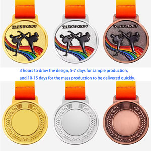 Medaglie Sportive in Metallo Personalizzate per Maratona, Basket, <span class=keywords><strong>Karate</strong></span>, Calcio, Taekwondo - Produzione e Vendita all'Ingrosso - Product Image 5