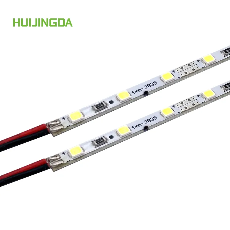 Bán buôn giá rẻ 4mm FR-4 12V 72leds/m 2835 SMD LED dải cứng thanh ánh sáng cho hộp đèn siêu mỏng