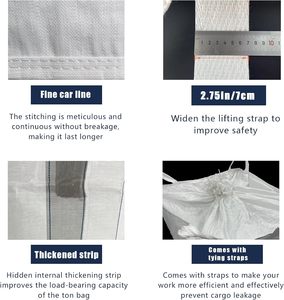 FIBC Bulk Bag Jumbo Bag with Liner for Chemical Powder and Moisture Protection Packaging - Product Image 6