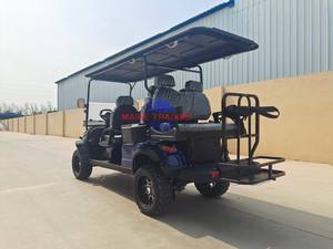 Carrito de Golf Personalizable de 6 Plazas y Cuatro Ruedas, Precios Razonables, Carrito de Golf Eléctrico de 48V 4+2 - Product Image 2