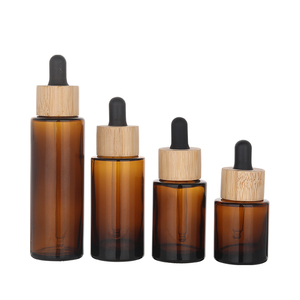 20ml 30ml 40ml 60ml nắp bằng gỗ phẳng vai tinh dầu rõ ràng chai thủy tinh nhỏ giọt với tre gỗ nhỏ giọt Nắp - Product Image 4