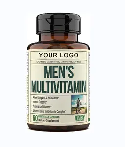 Capsules multiminérales Multivitamin pour hommes, supplément quotidien de soutien immunitaire, propriétés antioxydantes