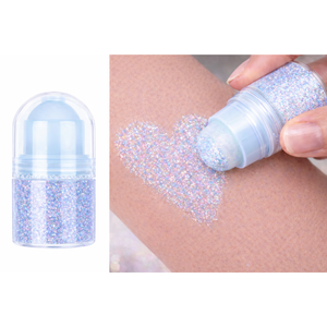 Gel scintillant liquide végétalien de haute qualité 30g pour visage et corps, à bille, longue tenue, sans parfum, pour spectacles sur scène - Product Image 1