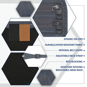Porta Pasaportes Ultra Delgado con Bloqueo RFID, Bolsa de Cuello para Viaje y Bolsa para Teléfono con Forro de Nailon - Product Image 2
