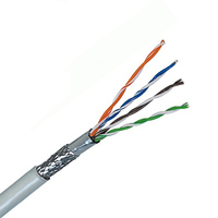 Kabel Jaringan Konduktor Tembaga Telanjang Kabel Komunikasi Cat 5e Cat6 UTP FTP Kabel LAN