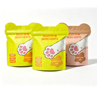 Nouveaux sacs à friandises pour animaux de compagnie en Mylar de 3,5 g à bas prix avec boîtes, sacs d'emballage refermables en aluminium brillant pour bonbons, friandises pour chiens et chats