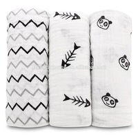 Couverture d'emmaillotage en coton 200TC super chaude et douce pour nouveau-nés garçons et filles, en mousseline, toutes saisons, personnalisable – Grande Vente