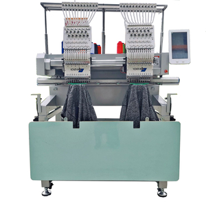 Yonthin China <strong>Supplier</strong> Tajima Computer Double 2 Head Clothes <strong>Embroidery</strong> Machine Computerized for T Shirt - Product Image 2
