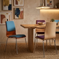 Chaises de café traditionnelles en bois, chaises de restaurant et de salle à manger pour salon et usage extérieur (FOHRC-15)