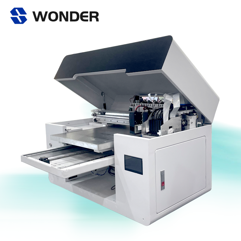 300mm Crystal Transparent Label Single DX7 Head Inkjet UV DTF Printer 4050 for Flex Egg Plastic Bottle for Xp600 I3200