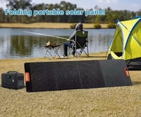 Panneau solaire pliable 200W, haute efficacité, portable, pour le camping et la randonnée en plein air, chargeur de batterie USB avec cellules mono HJT 100W 200W