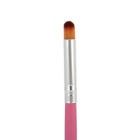 Pinceau à ongles professionnel pour poudre, dégradé et points de couleur, avec manche en nylon à virole sertie, double usage : stylo à halo et stylo à double frottement
