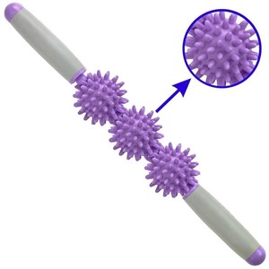 Rodillo de relajación muscular para masaje adelgazante al por mayor, rodillo de masaje de Yoga de PVC con bola puntiaguda para fitness - Product Image 2
