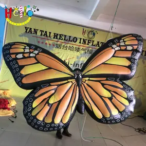 Stage Hanging Decoration Inflatable Flying Mascot Inflatable Butterfly