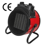 Chauffage d'appoint PTC d'intérieur à inclinaison réglable et débit d'air optimisé pour boutiques et studios, corps en métal SPCC et élément PTC en céramique