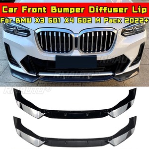 For BMW X3 G01 X4 G02 M Pack Body Kit Front Bumper Diffuser <b>Splitter</b> for BMW X3 G01 X4 G02 M Pack 2022+ Car Accessories - Product Image 1