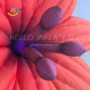 Belle fleur colorée gonflable pour café Bar discothèque magasin décoration scène fête activité fleur gonflable - Product Image 6