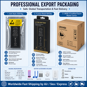 Batteria di Ricambio Li-Ion ad Alta Densità Compatibile con <span class=keywords><strong>iPhone</strong></span> 4 fino a 16 Pro Max, Celle al Cobalto, Ricarica Rapida - Product Image 4