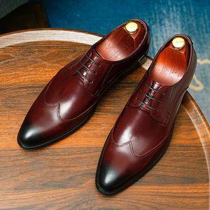 Latest Style Pointed-<b>toe</b> Business Casual Genuine Leather Fringed Loafers Fashionable One-piece slip on Casual Shoes - Product Image 1