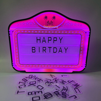 Logotipo personalizado OEM VIP pantalla LED marquesina letras signo caja tablero botella presentador glorificador para club nocturno salón