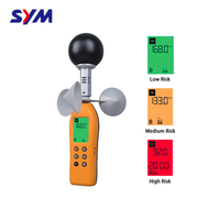 Pièces détachées pour grue à tour : Anémomètre portable, moniteur de stress thermique WBGT (Température du globe à bulbe humide) TWL-1S